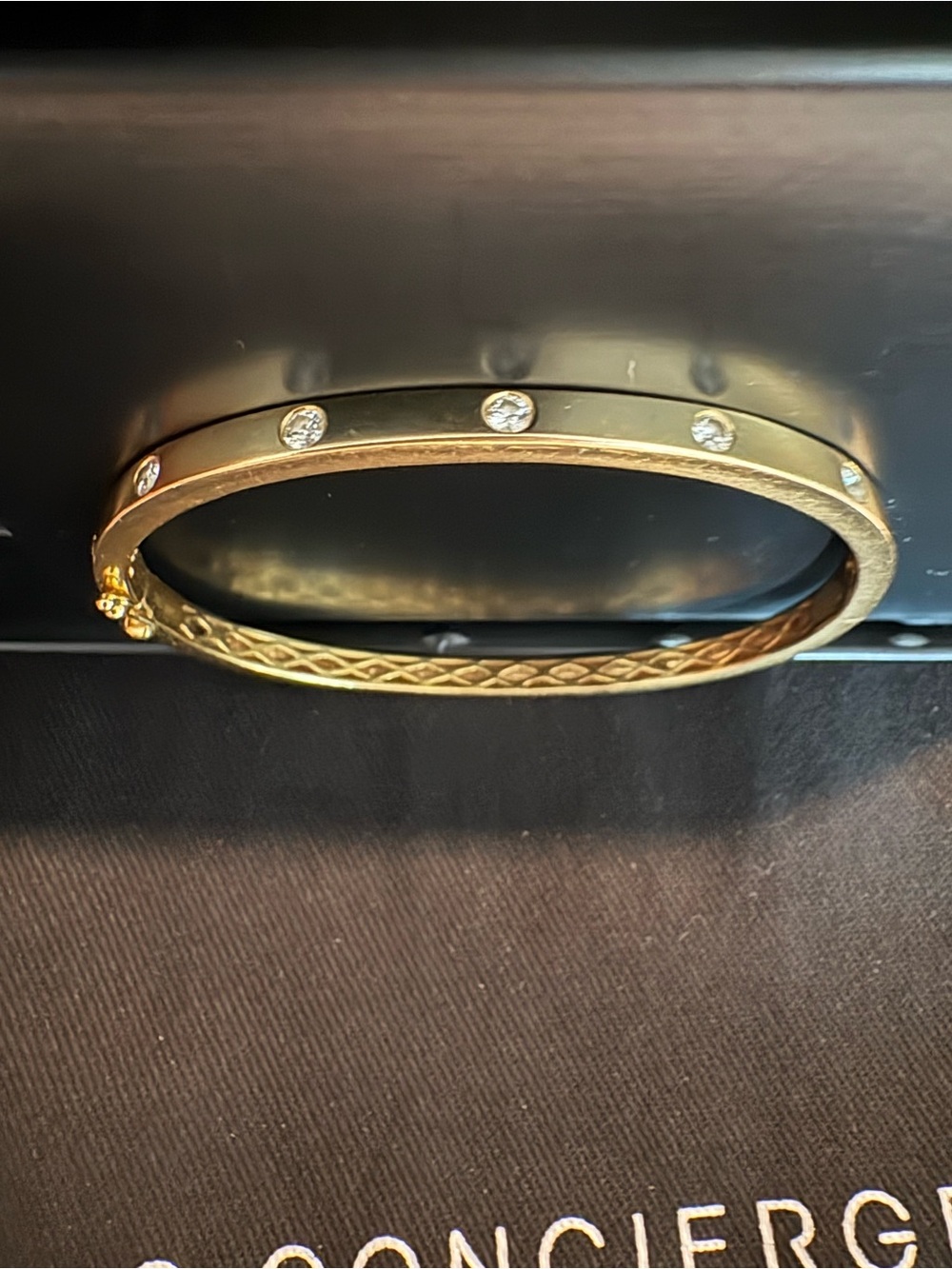 Ring Concierge Diamond Inlay Bangle - Picture 6 of 11